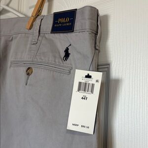 NWT Ralph Lauren Polo Men's Gray Casual Chino Shorts - Classic Summer Staple